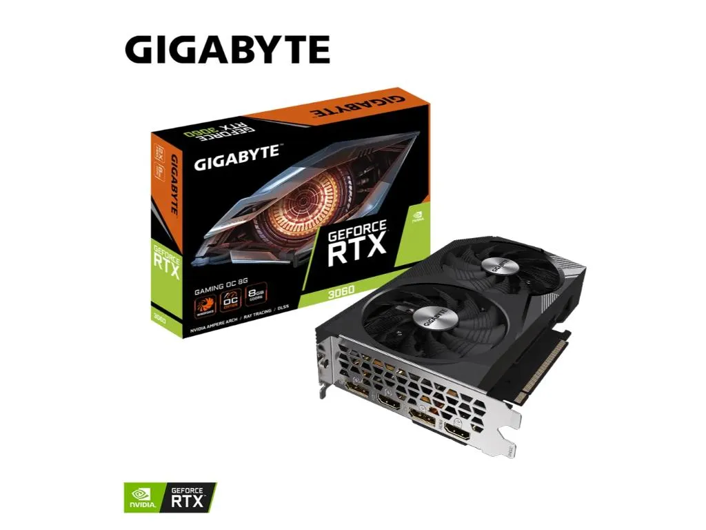 Gigabyte Graficka karta GIGABYTE RTX 3060 GAMING OC 2.0 NVD/8GB/GDDR6/128bit/crna Slika 7